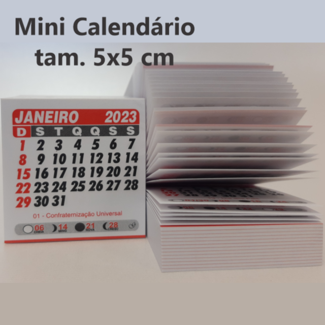 Mini Calendário 2023