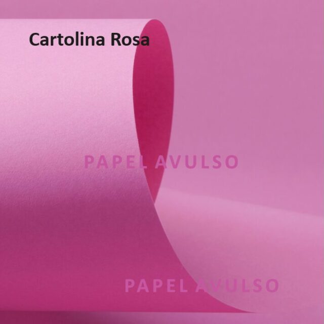 Papel Cartolina Rosa