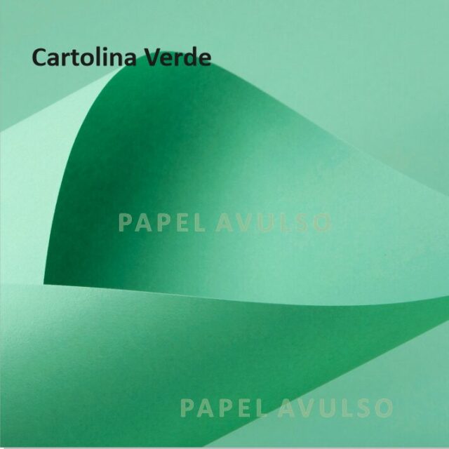 Papel Cartolina Verde