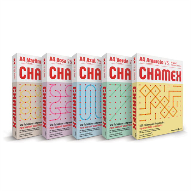 Papel Chamex Colorido A4 75g