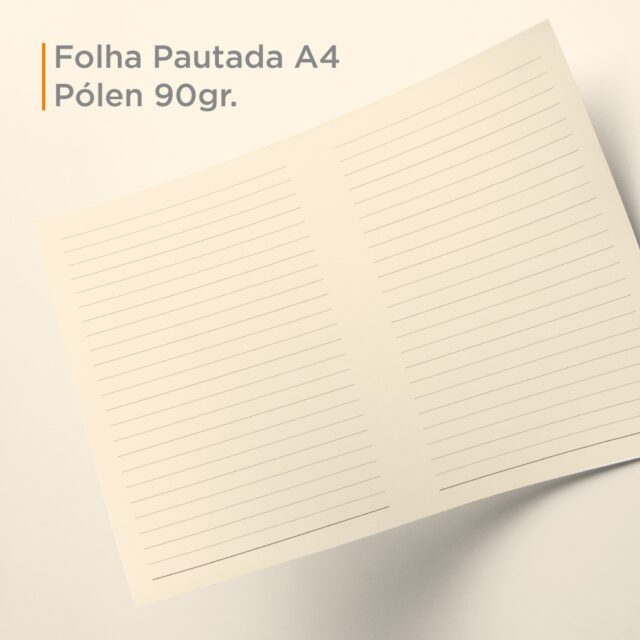 Papel Pólen Pautado A4