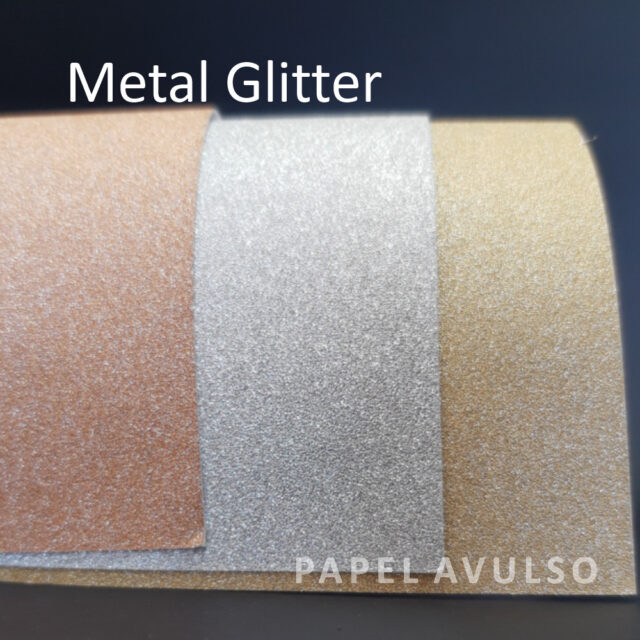 Papel Metal Glitter