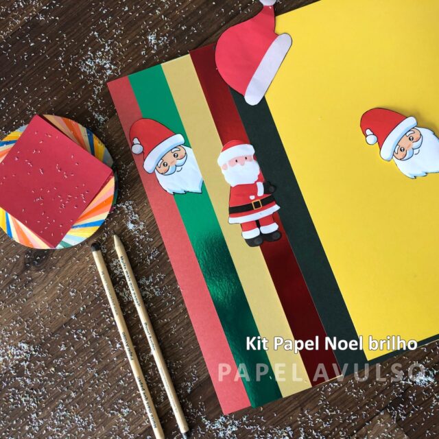 KIT Papel Noel - Brilho