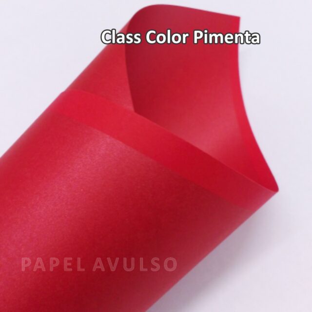 Papel Class Color Pimenta