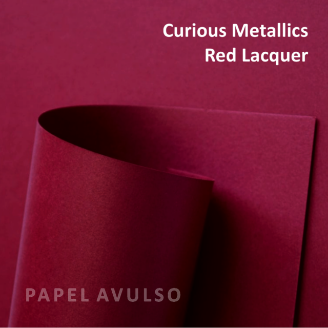 Papel Curious Metallics Red Lacquer