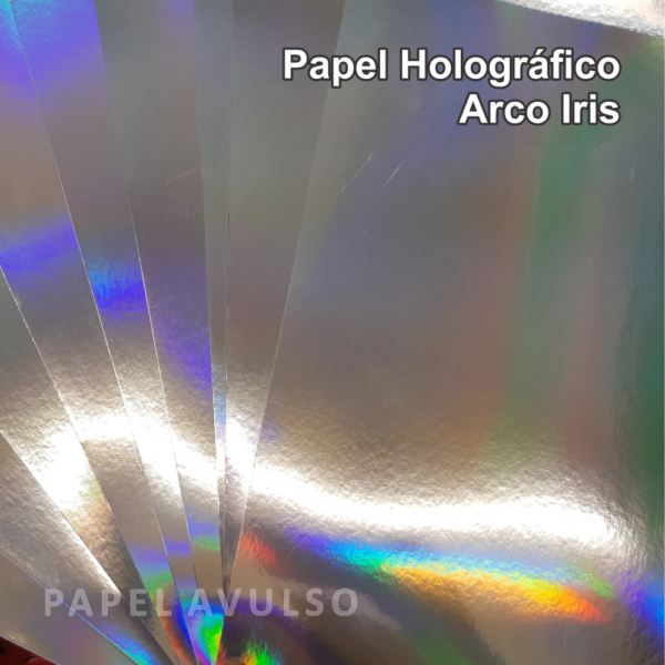 Papel Holográfico Arco Iris