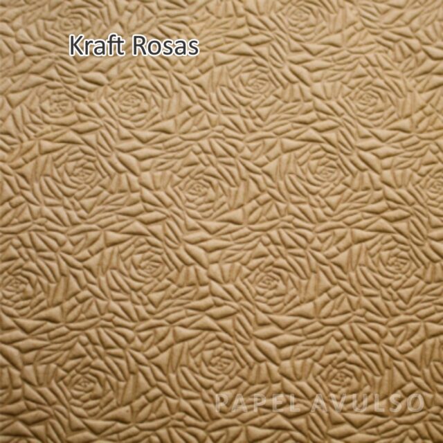 Papel Kraft Rosas