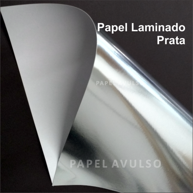 Papel Laminado Prata