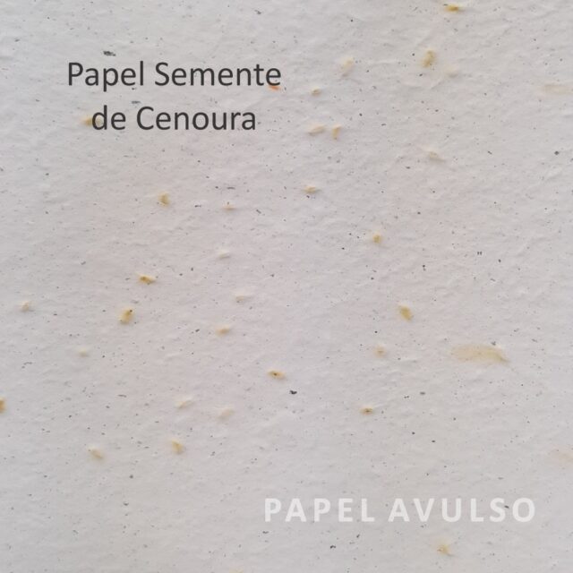 Papel Semente de Cenoura