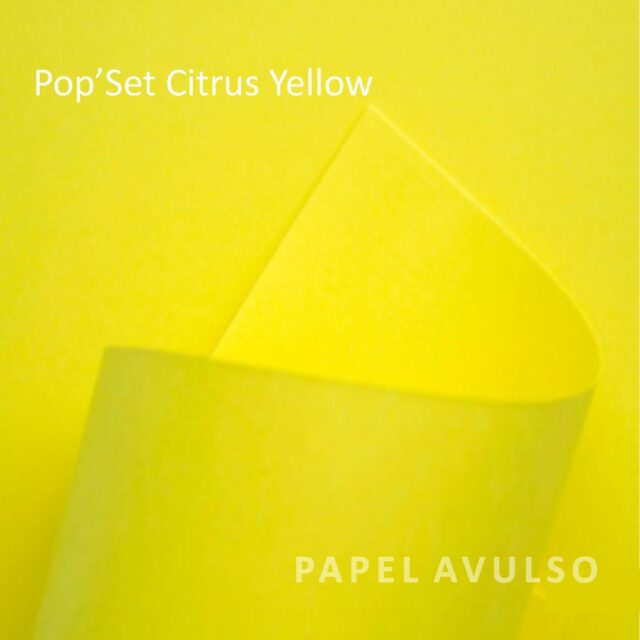 Papel Pop'Set Citrus Yellow