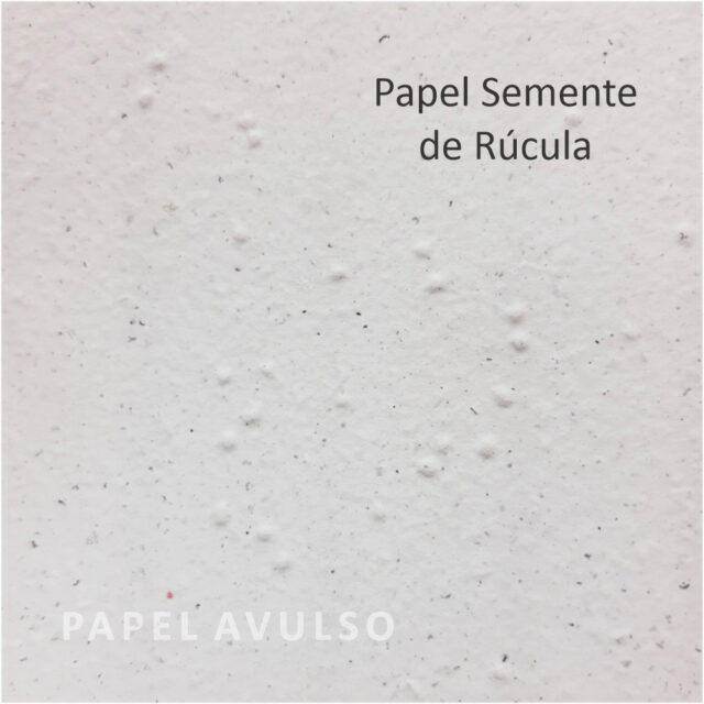 Papel Semente de Rúcula