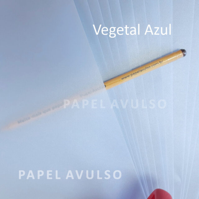 Papel Vegetal Azul