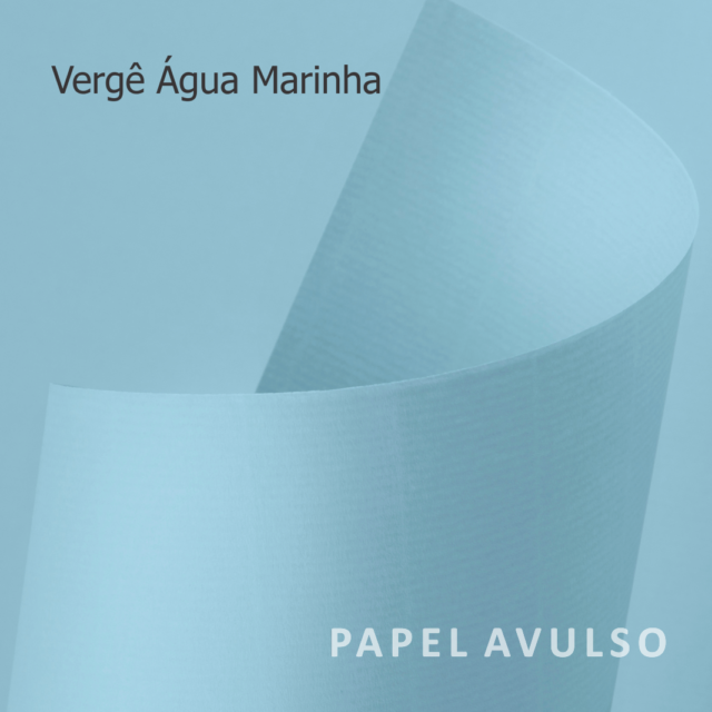 Papel Vergê Plus Água Marinha
