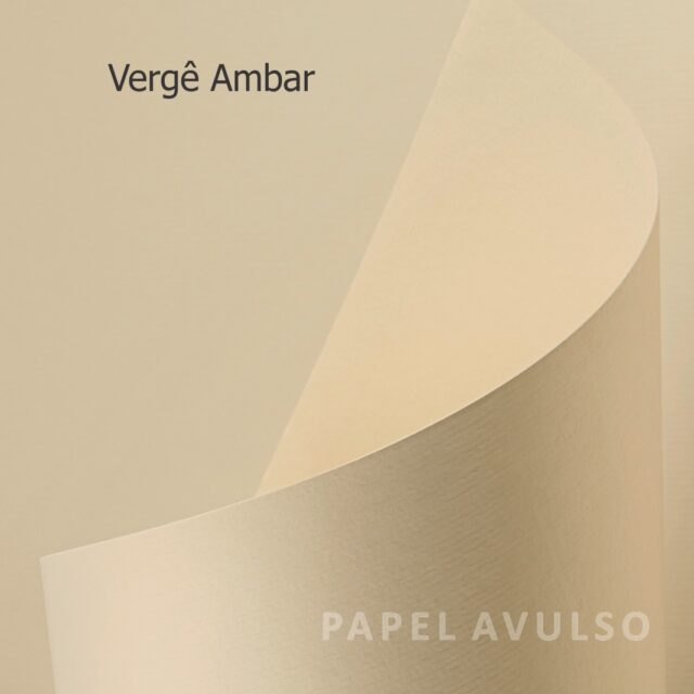 Papel Vergê Plus Âmbar