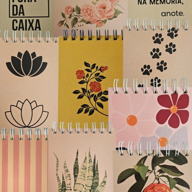 Bloco de Anotação Estampado 11 x 16cm